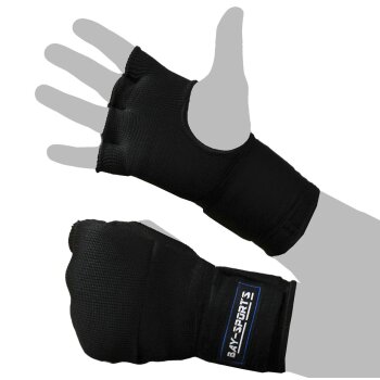 Fast & Good gepolsterte Quick Wraps Boxbandagen schwarz XL