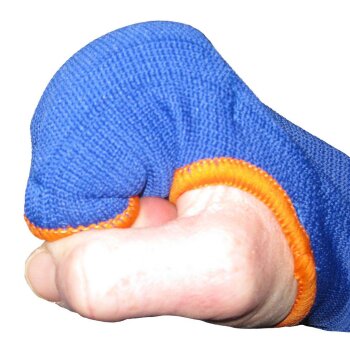 Fast & Good gepolsterte Quick Wraps Boxbandagen blau/orange M