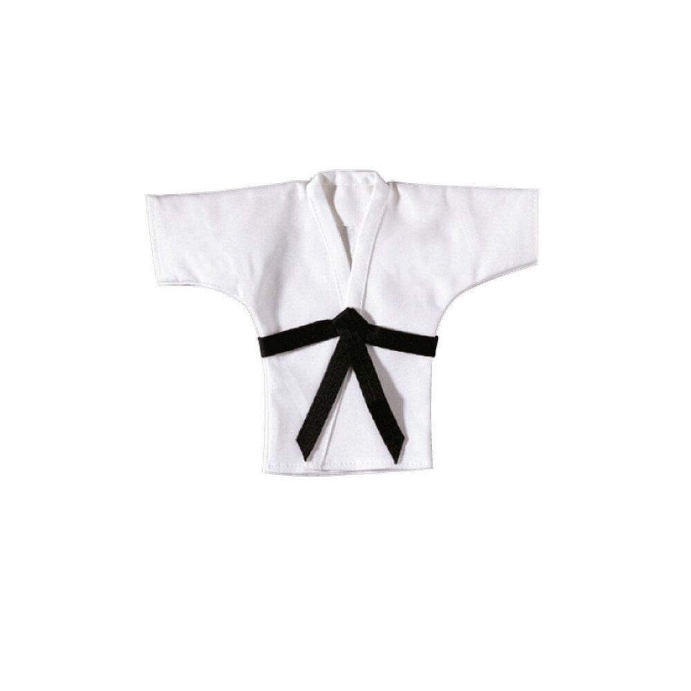 Mini Karate Anzug 21 cm Jacke Schl&uuml;sselanh&auml;nger Anh&auml;nger