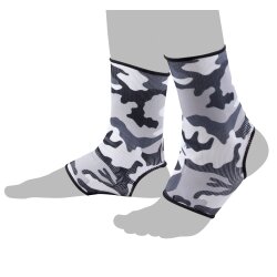 Camouflage Fußbandagen schwarz/weiß