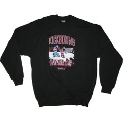 Sweatshirt Pullover Kickboxen schwarz Sweater