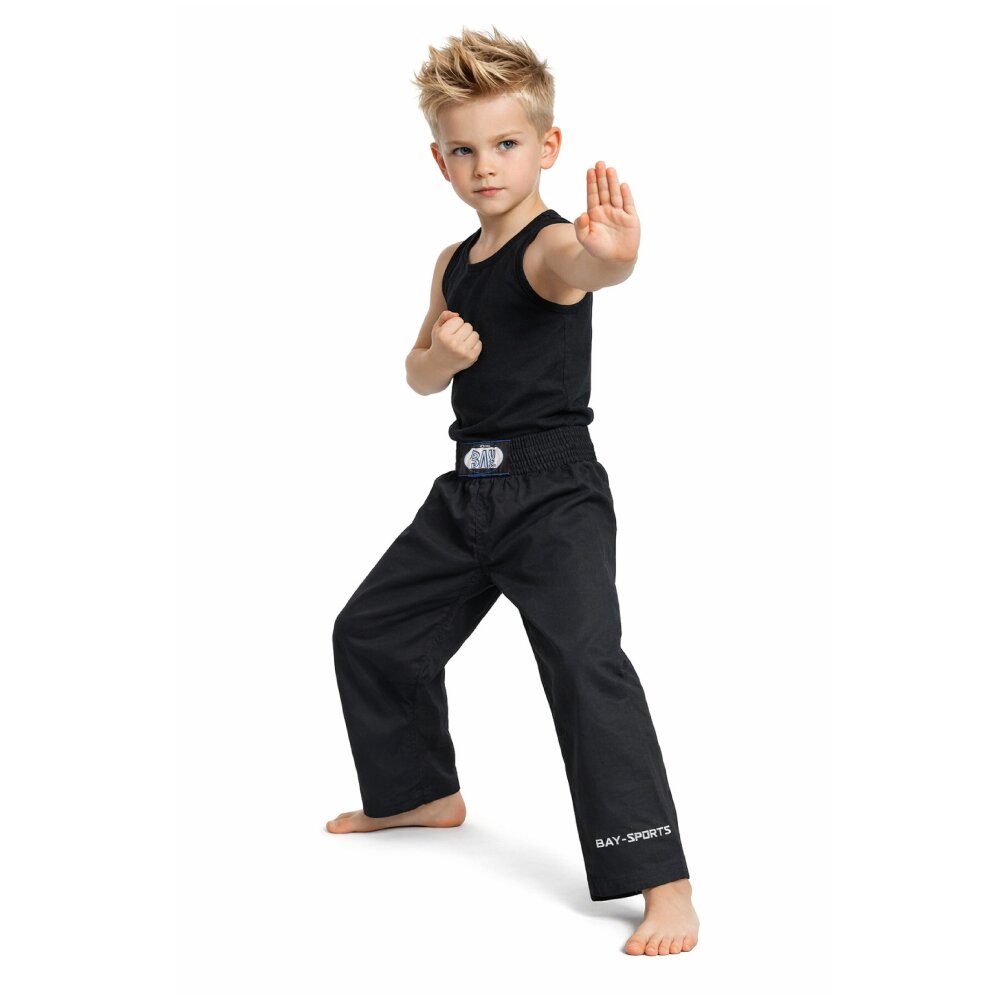 Kampfsport ISRAELIX  Krav Maga Freestyle Hose schwarz Baumwolle 200