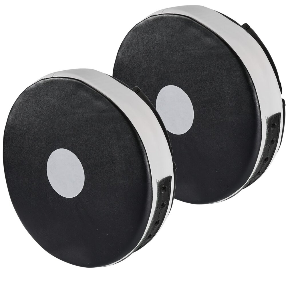 20 Jahre Jubel Angebot - 10 x 1 GRATIS Angebot (11 Paar) Multi Funktion Runde Handpratzen Tellerpratzen schwarz wei&szlig;
