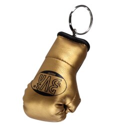 Schlüsselanhänger Mini Boxhandschuh gold