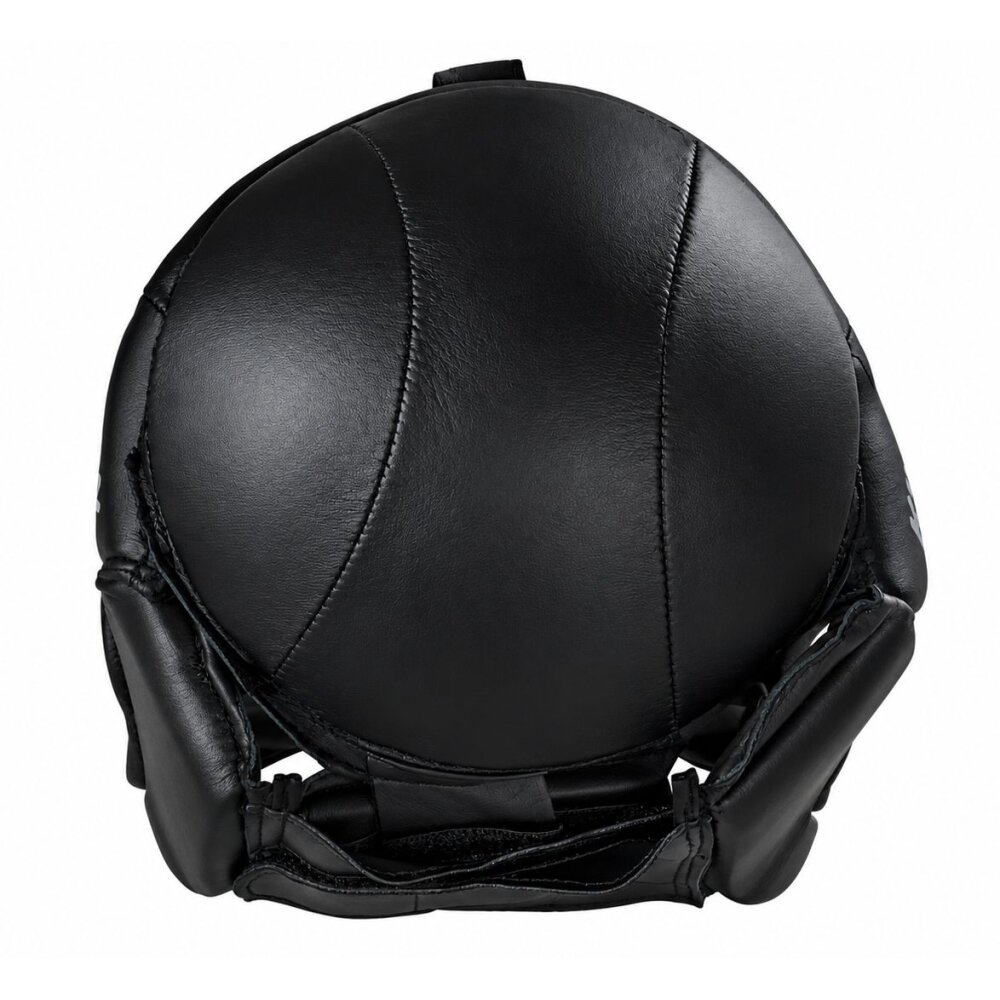 Kopfschutz Elite Fight mit Plexiglas Visier Leder schwarz
