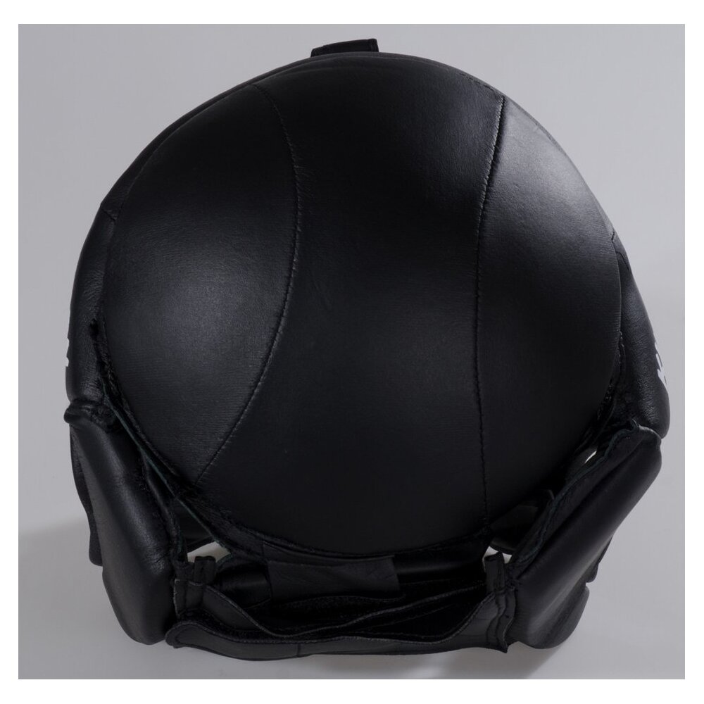 Kopfschutz Elite Fight mit Plexiglas Visier Leder schwarz S - XL M