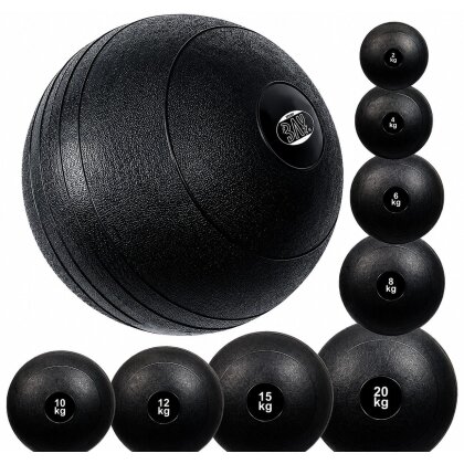 Slamball mit Sandfüllung - Medizinball Ball Gummi 10 kg