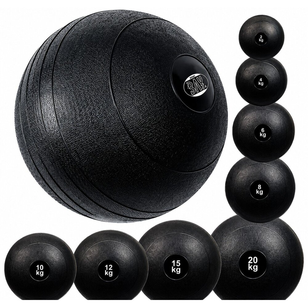 Slamball mit Sandfüllung - Medizinball Ball Gummi 10 kg