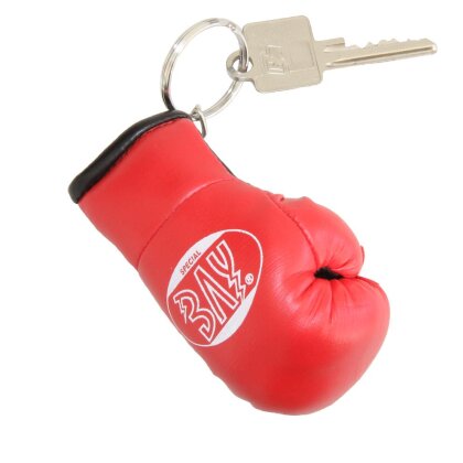 Boxhandschuhe als Schlüsselanhänger Mini rot