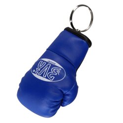 Boxhandschuhe als Schlüsselanhänger Mini blau
