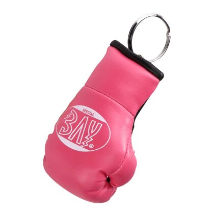 Boxhandschuhe als Schlüsselanhänger Mini pink rosa
