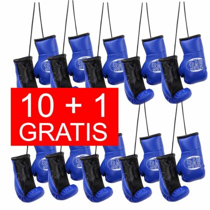 10 + 1 GRATIS Angebot (11 Paar) Mini Boxhandschuhe Anhänger Deko Farben